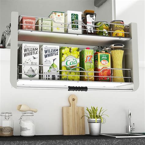 Kitchen cabinets are designed to do more than just help you to store a variety of items. Pull Down Kitchen Cabinet Shelf Mechanism - Mycabinetshome