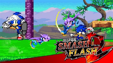 Ssf2 09b Mod Fights Sonic Vs Lilac Youtube