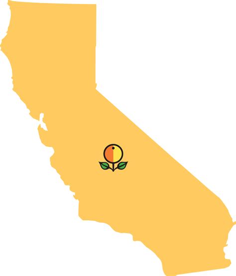 Sunkist Logo Gabilan Mountains California Map Png Download