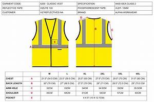 Alpha Workwear Class 2 Hi Vis Illuminating Safety Vest Glow A200