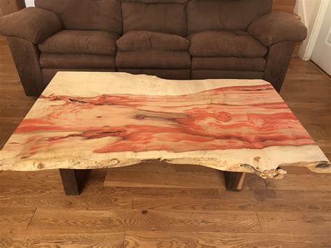 Buy A Custom Live Edge Box Elder Coffee Table Made To Order From