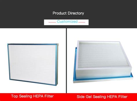 Fiberglass Media Gel Seal Hepa Air Filters Manufacturers And Suppliers