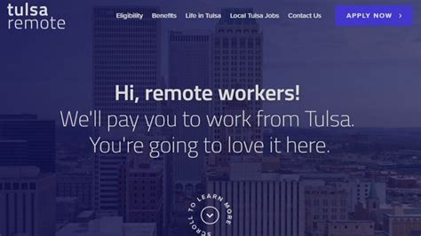 New Program Offers 10000 To Remote Workers Who Move To Tulsa