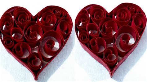 Diy Craft Origami 3d Paper Heart For Decoration Paper Valentine Craft