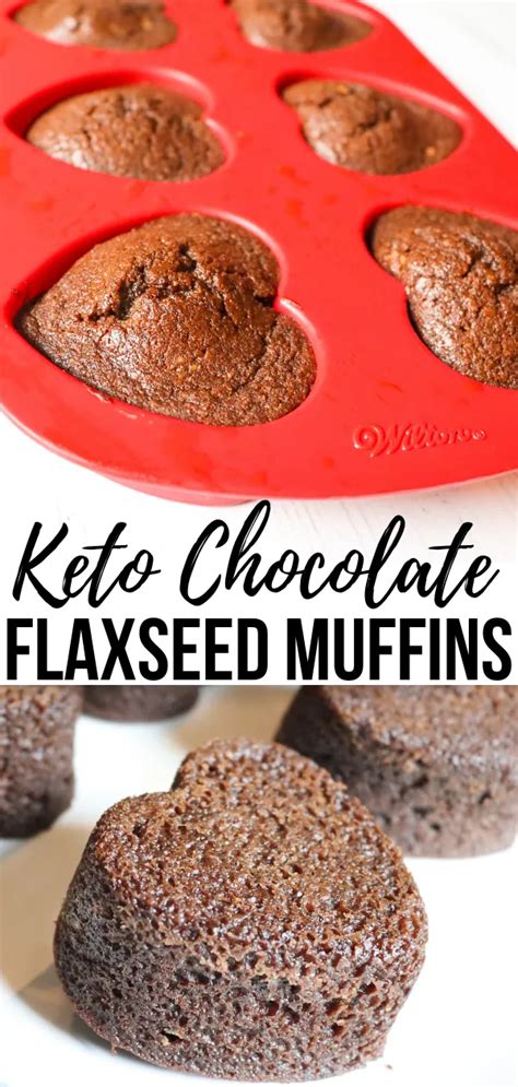You Are Going To Love These Keto Chocolate Flaxseed Muffins That You