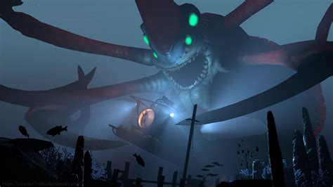 Subnautica Reaper Leviathan By Cfowler7 Sfm On Deviantart