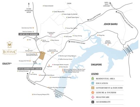 On johor bahru map, you can view all states, regions, cities, towns, districts, avenues, streets and popular centers' satellite, sketch and terrain maps. Location | Eco Botanic