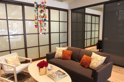 Custom Interior Glass Room Dividers Contemporary Living Room New