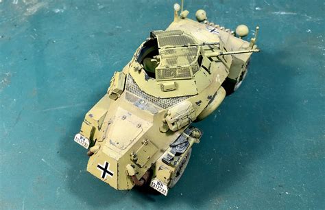 Tamiya Sdkfz 222 First Time The Hairspray Somewhat Worked For Me Not