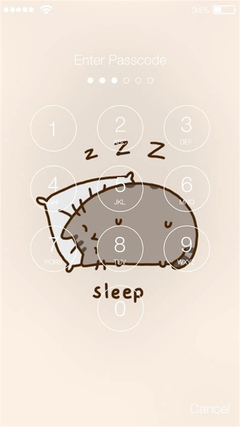 Pusheen Cat Art Wallpaper Pin Password Lock Screen Apk Untuk Unduhan