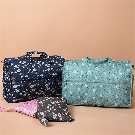Buy New Travel Folding Bag Waterproof Nylon Folding Travel Tote Bag Large