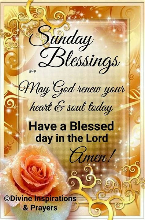 Sunday Blessings Prayers Sunday Morning Quotes Sunday Greetings