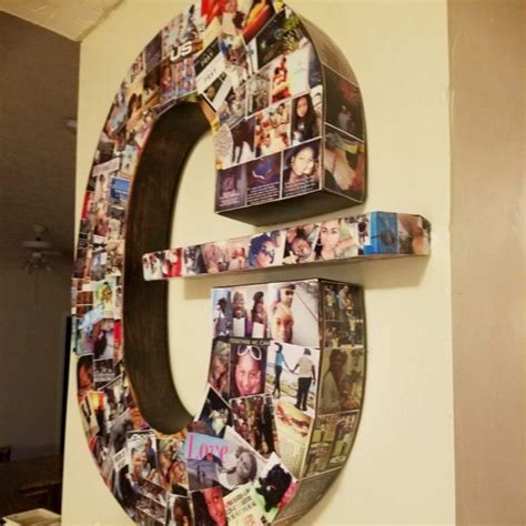 DIY Picture Collage Letters Ideas - We Tried It! Let's Make a Photo Collage on Wood - Clever DIY ...