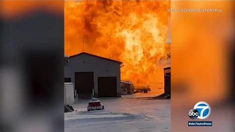 London fire brigade urged residents avoid the area and keep all windows and doors closed. Caught on camera: Fiery explosion after gas truck slams ...