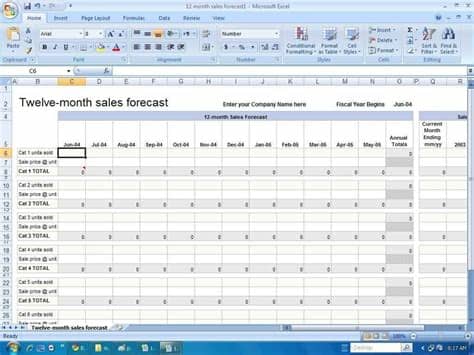 The revenue your company brings in every fiscal year will vary from time to time. Forecast Spreadsheet Template Spreadsheet Templates for ...