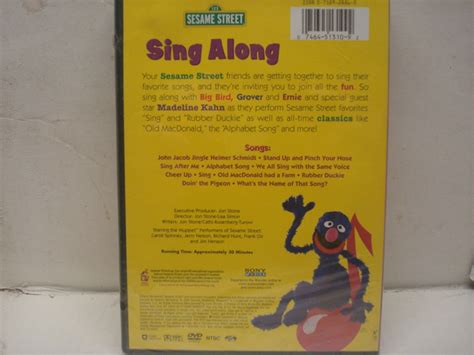 Sesame Street Sing Along Dvd 2004 New 74645131092 Ebay