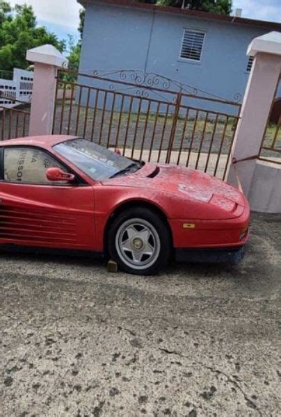 Ferrari Testarossa Abandonado En Las Calles De Puerto Rico Será