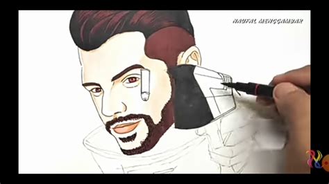 How To Dj Alok Drawing This Is Dj Alok Free Fire Youtube
