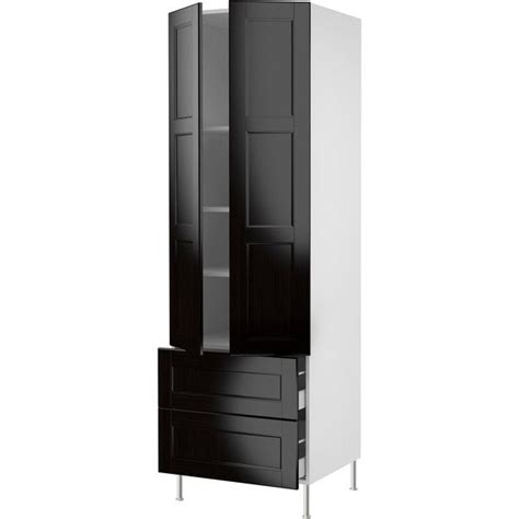 Cabinet 23 5/8x13 3/4 $ 40. IKEA Akurum | Ikea built in, Black white bathrooms, Tall cabinet storage