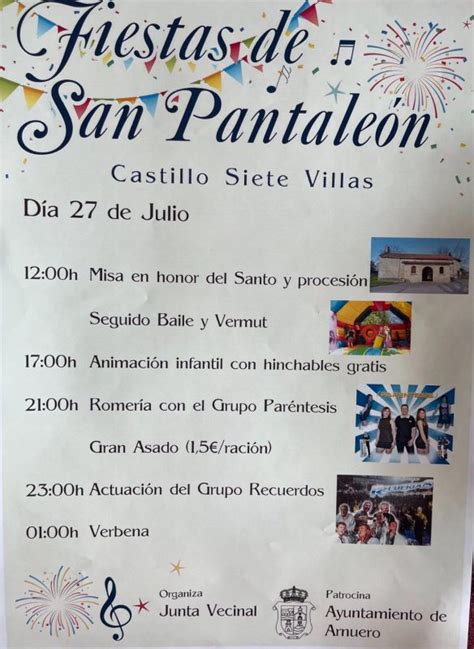 Fiestas De San Pantaleón 2022 Arnuero Miplanhoy Qué Hacer Hoy En Cantabria