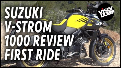 Suzuki V Strom 1000 Review First Ride Youtube
