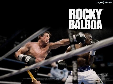 Sylvester Stallone Boks Ring Rocky Balboa Na Pulpit Rocky Balboa