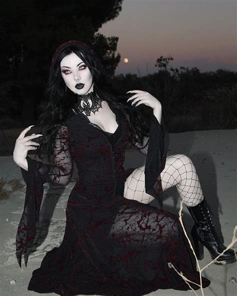 kristiana gothic beauty goth girl fashion gothic outfits