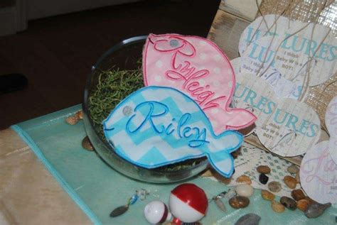Fishing Theme Gender Reveal Party Ideas Photo 2 Of 12 Baby Gender