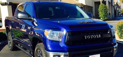 The truck was designed and is made in america. Anyone do this to their TRD grill? | Toyota Tundra Forum