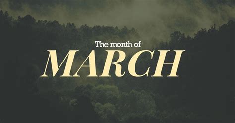 March is the third month of the year and named after mars in both the julian and gregorian calendars. March - Third Month of the Year