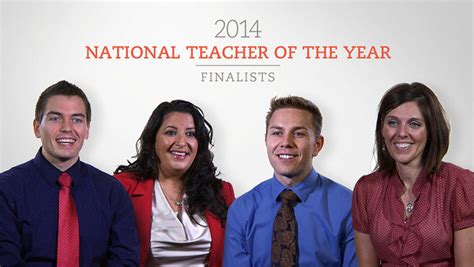 2014 National Teacher Of The Year Finalists