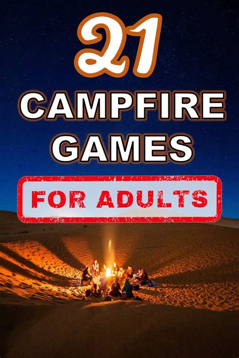21 Campfire Games For Adults That Are A Total Blast Outmore