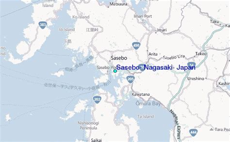 Sasebo Japan Naval Base Map