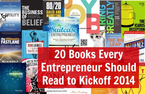 20 Of The Best Business Books Every Entrepreneur Should