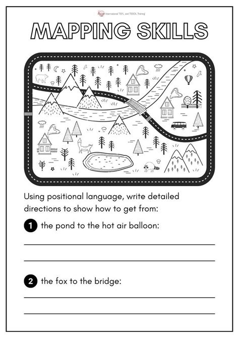 Using Positional Language Write Detailed Directions To Show How To Get