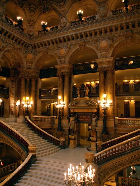The Interior Of Palais Garnier Consists Of Interweaving Corridors