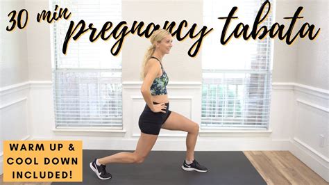 Min Prenatal Tabata Workout Cool Down And Warm Up Included Fitnessa Youtube