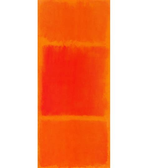 Giclée Print On Canvas Mark Rothko Red And Orange In 1955