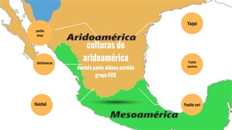 Culturas De Aridoamerica Mapa Prodesma