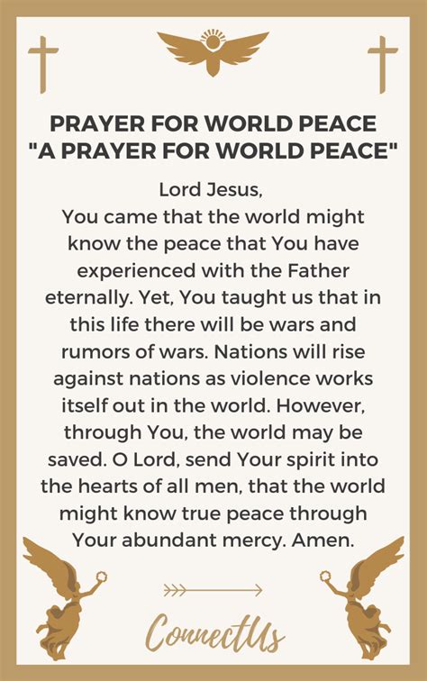 10 Powerful Prayers For World Peace Connectus