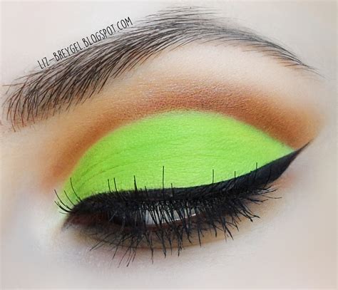 Stunning Neon Green Eye Look Step By Step Makeup Tutorial January Girl