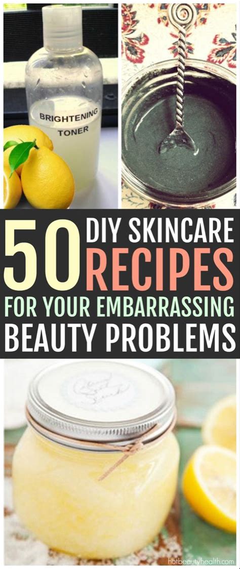 50 Diy Homemade Skin Care Recipes Homemade Skin Care Recipes Skin
