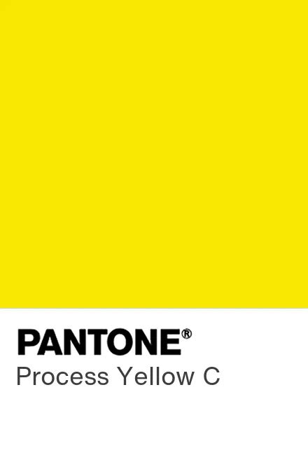 Pantone Usa Pantone Process Yellow C Find A Pantone Color Quick