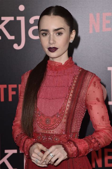 Lily Collins Okjamovie Premiere In Nyc 06082017 Celebmafia