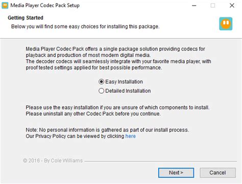 Media Player Codec Pack Download For Free 2024 Latest Version