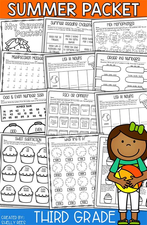 Teach Child How To Read 3rd Grade Summer Studies Free Printable Worksheets