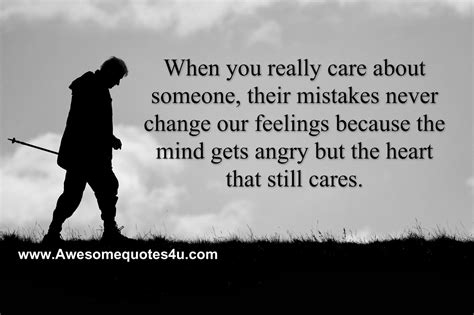 Awesome Quotes When You Really Care About Someone