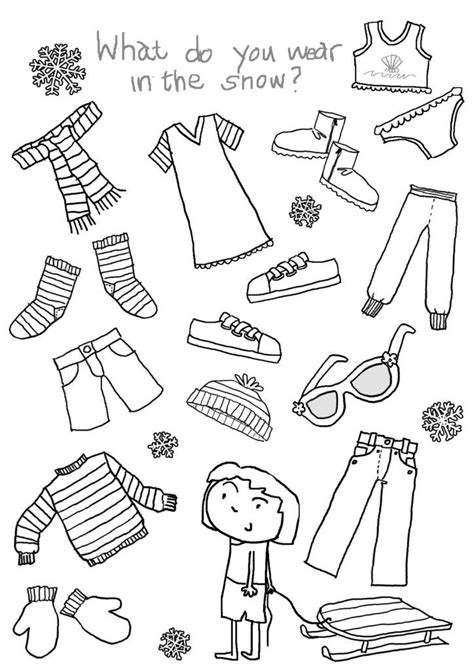 January Coloring Pages ⋆ Coloringrocks Winter Activities Preschool