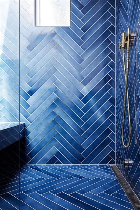 Blue Tile Shower Blue Bathroom Design Ideas Better Homes Gardens