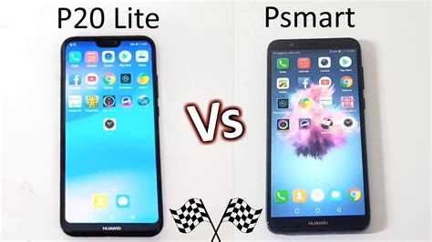 Huawei P20 Lite Vs Huawei Psmart Speed Test Comparison Youtube